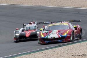#7 Toyota TS050 Hybrid | Mike Conway / Kamui Kobayashi / Stephane Sarrazin #71 AF Corse Ferrari 488 GTE | Davide Rigon / Toni Vilander